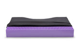 Purple cojín Ultimate Seat vista frontal mostrando forma y tamaño para confort
