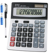 pxy calculadora frontal mostrando pantalla XL y diseño compacto para lectura clara