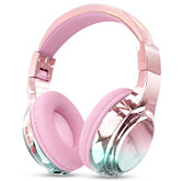 QearFun vista frontal del auricular tema Unicorn, diseño atractivo y seguro
