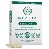 QUALIA LIFE SCIENCES botella frontal del producto mostrando diseño y practicidad