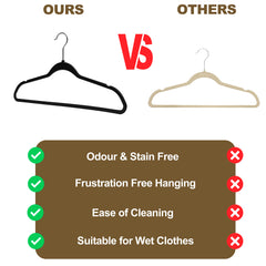 Quality Hangers perchas en armario organizado ahorrando espacio visual