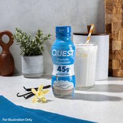 Quest batido en mano para escala y conveniencia listo para beber