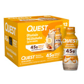 Quest botella frontal caramelo salado mostrando envase y beneficio proteico