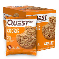 Hand holding Quest cookie for scale showing generous portion and portability