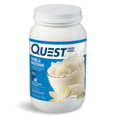 Quest envase frontal mostrando 3 lb y 24 g proteína por porción, opción práctica