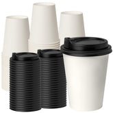 RACETOP vaso 12 oz vista frontal con tapa, ideal para llevar