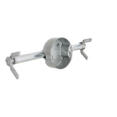 RACO caja frontal para ventilador mostrando montaje seguro