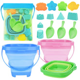 RACPNEL cubo plegable vista frontal y colores brillantes para llevar