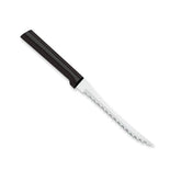 RADA cuchillo tomato slicer vista frontal con hoja dual para cortes precisos