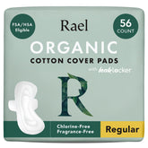 Rael front packaging showing moderate 56 count and product benefits
