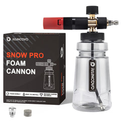 Raincovo front view showing foam cannon and durable build for reliable performance