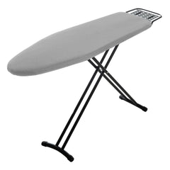 RAINHOL full ironing board front view showing stable surface and size benefit