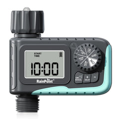 RAINPOINT front panel view showing controls and compact design for easy setup