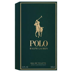 Ralph Lauren frasco en uso sobre piel mostrando proyección segura
