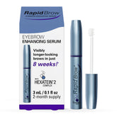 RapidBrow envase frontal 3 mL que muestra diseño y tamaño práctico