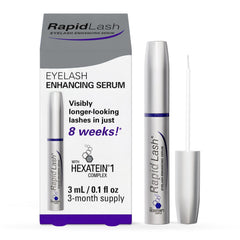 RapidLash envase frontal mostrando tamaño y presentación del producto