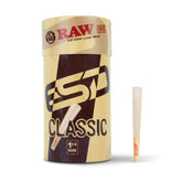 RAW paquete frontal mostrando 150 conos, conveniencia al instante