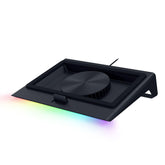 Razer base frontal mostrando diseño y beneficios de refrigeración