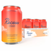 Recess lata Blood Orange al frente mostrando diseño de marca y frescura