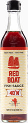 Red Boat botella frontal mostrando el envase y beneficio de umami puro