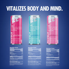 Red Bull White Peach lata detalle del diseño y sabor frutal distintivo