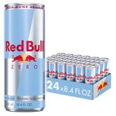 Red Bull lata frontal mostrando diseño y beneficios energéticos
