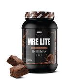 REDCON1 envase frontal MRE LITE Fudge Brownie mostrando información clave y conveniencia