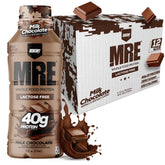 REDCON1 envase frontal MRE RTD milk chocolate mostrando etiqueta y beneficios