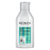 Redken champú frontal presentación limpia y profesional que protege rizos