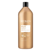 Redken All Soft acondicionador frontal mostrando el envase y beneficio hidratación