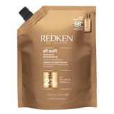 Redken champú refill frontal mostrando ahorro y uso sostenible