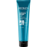 Redken envase frente mostrando fórmula leave-in y beneficio fortalecedor