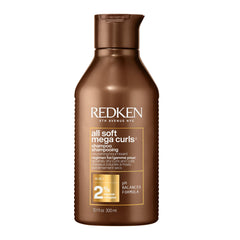 Redken All Soft Mega Curls frontal mostrando presentación y beneficios visibles