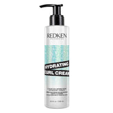 Redken crema para rizos frontal con etiqueta clara y beneficios visibles