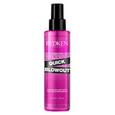 Redken Quick Blowout frontal del envase mostrando diseño y beneficio de secado rápido