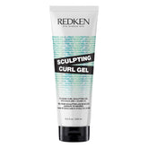Redken gel en frente del envase mostrando diseño y fijación.