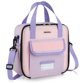 REDSHELL vista frontal de la bolsa morada mostrando diseño resistente