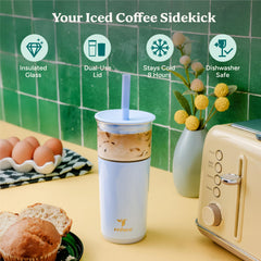 REDUCE Aspen detalle del vidrio borosilicato, sabor limpio y seguro