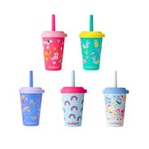 REDUCE vaso frontal mostrando diseño colorido y facilidad de uso