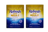 Refresh Optive Mega-3 frente del envase mostrando paquete y marca