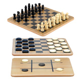Regal Games tablero frontal de madera, elegante y portátil para reuniones