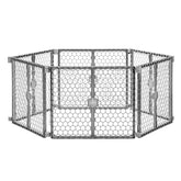 Regalo puerta superancha frontal mostrando cobertura completa y seguridad