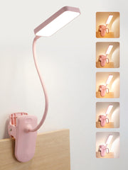 ReinHoo lámpara rosa vista frontal mostrando diseño compacto y luz uniforme
