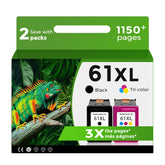 Relcolor pack 61XL frontal mostrando cajas y diseño, ahorro y compatibilidad