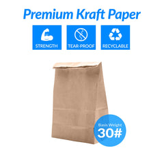 Reli. kraft paper texture close-up showing tear-resistant 30# paper strength
