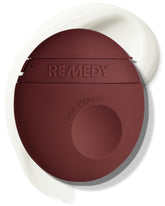 REMEDY vista frontal del tubo, diseño y dosificador cómodo
