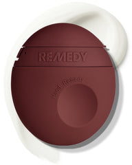 REMEDY vista frontal del tubo, diseño y dosificador cómodo