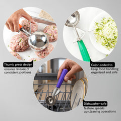 Restaurantware Met Lux cuchara de acero inoxidable resistente y duradera