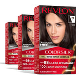 Revlon ColorSilk empaque frontal mostrando tono 20 y beneficio cobertura total
