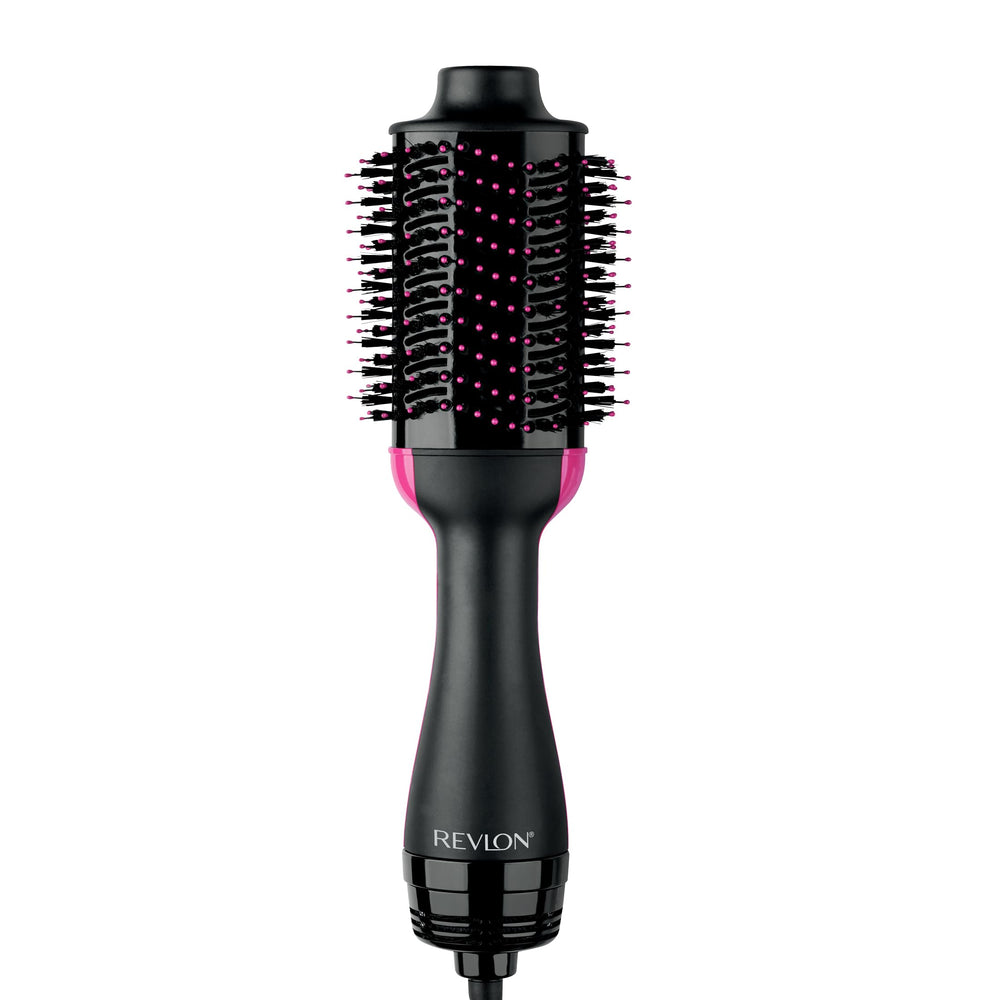 REVLON One-Step Volumizer frontal con barril negro, brinda secado rápido